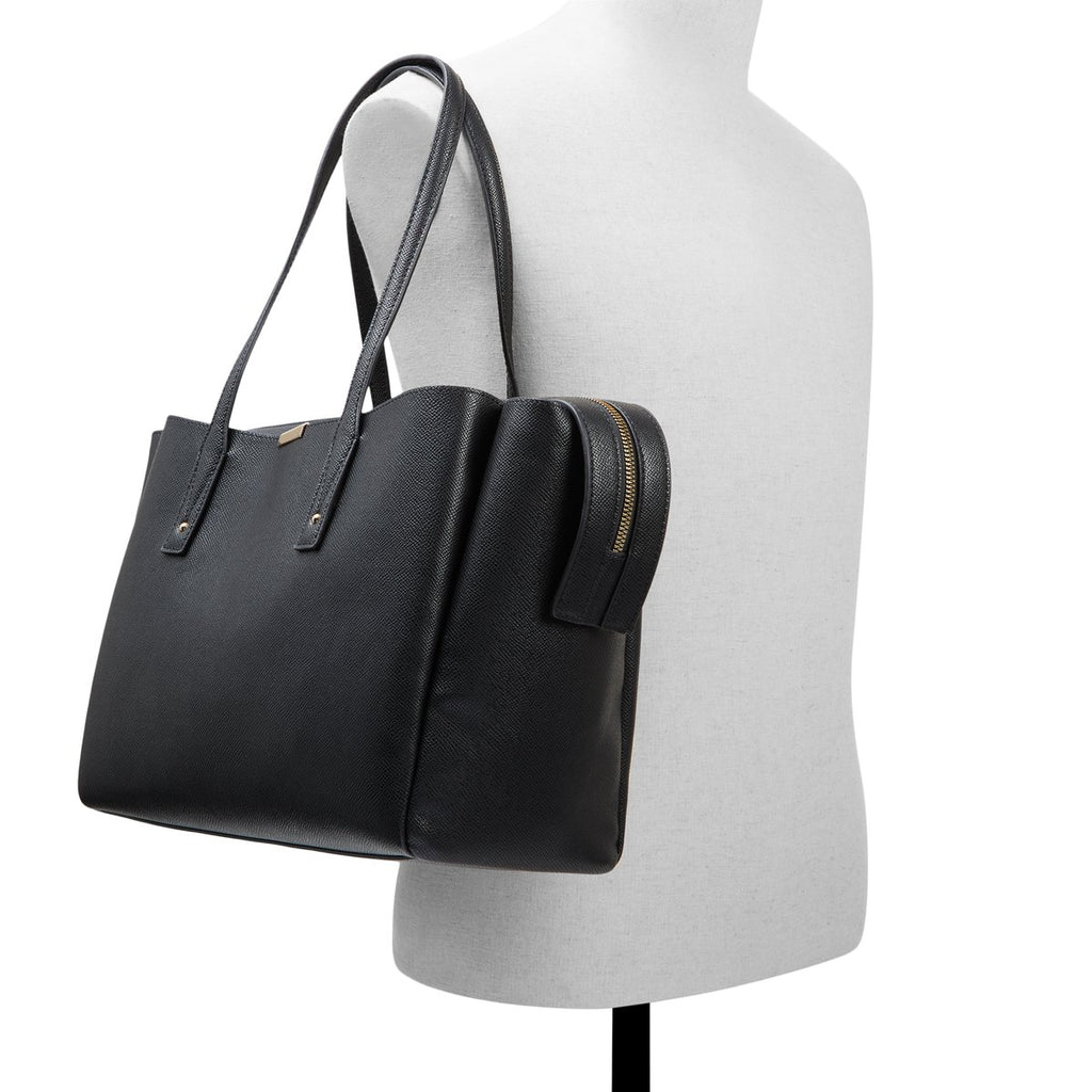 Borsa a spalla nera in pelle vegana Call It Spring Michax