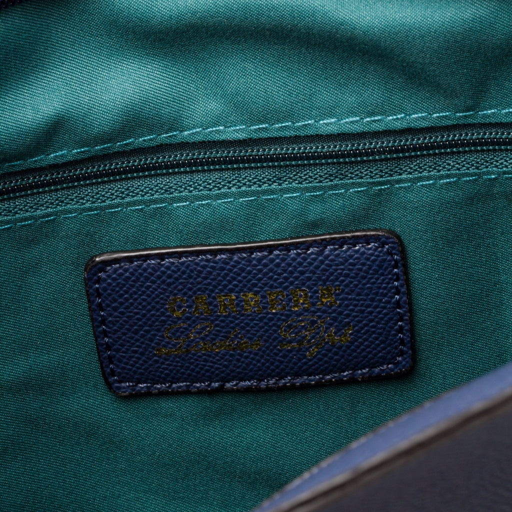 Borsa a spalla blu da donna Carrera Jeans Lily