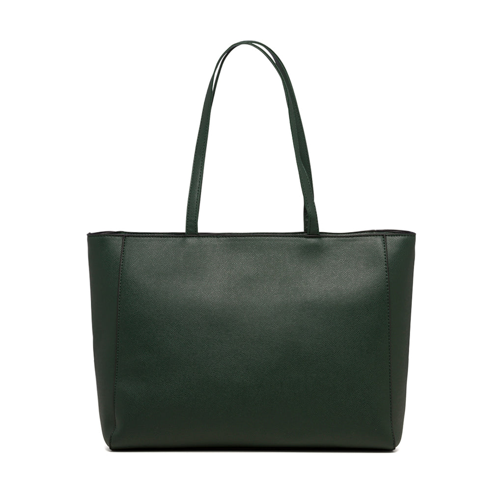 Borsa a spalla verde da donna Carrera Jeans Lily