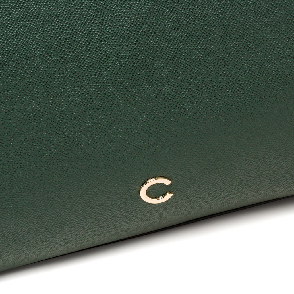 Borsa a spalla verde da donna Carrera Jeans Lily