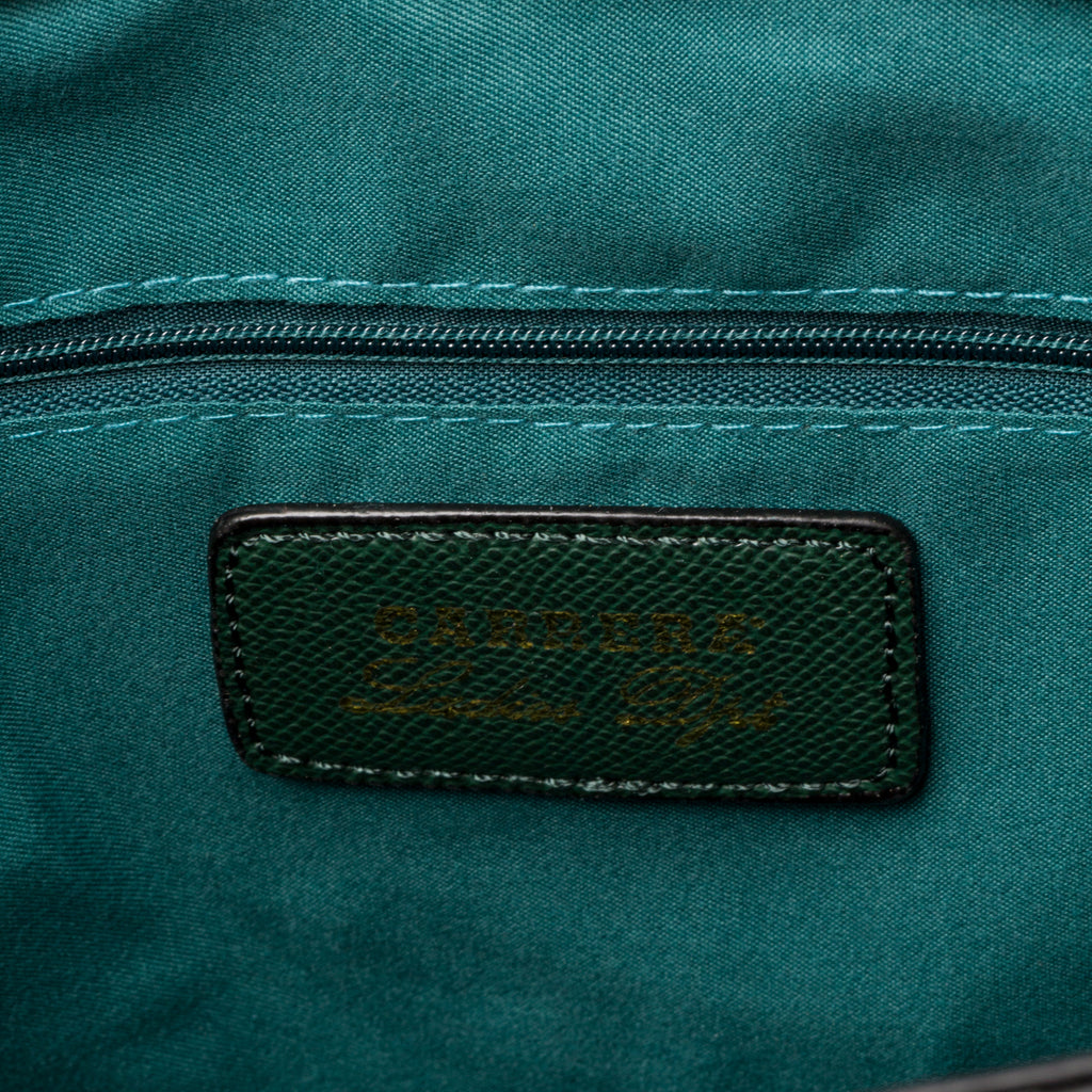 Borsa a spalla verde da donna Carrera Jeans Lily