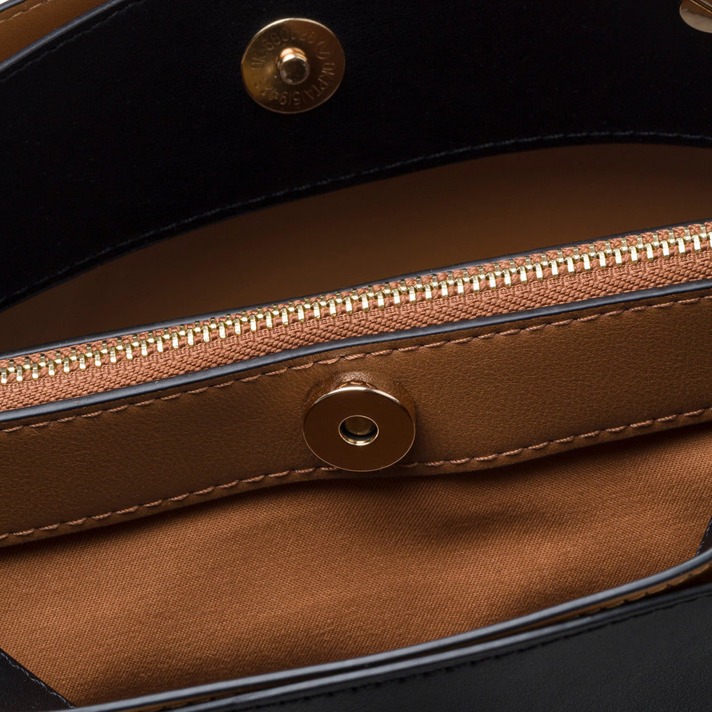 Borsa a spalla nera da donna con portachiavi ALDO Waviel