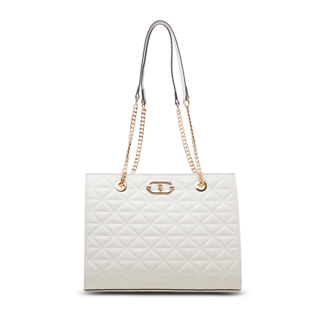 Borsa a spalla color avorio da donna effetto trapuntato ALDO Jazzie