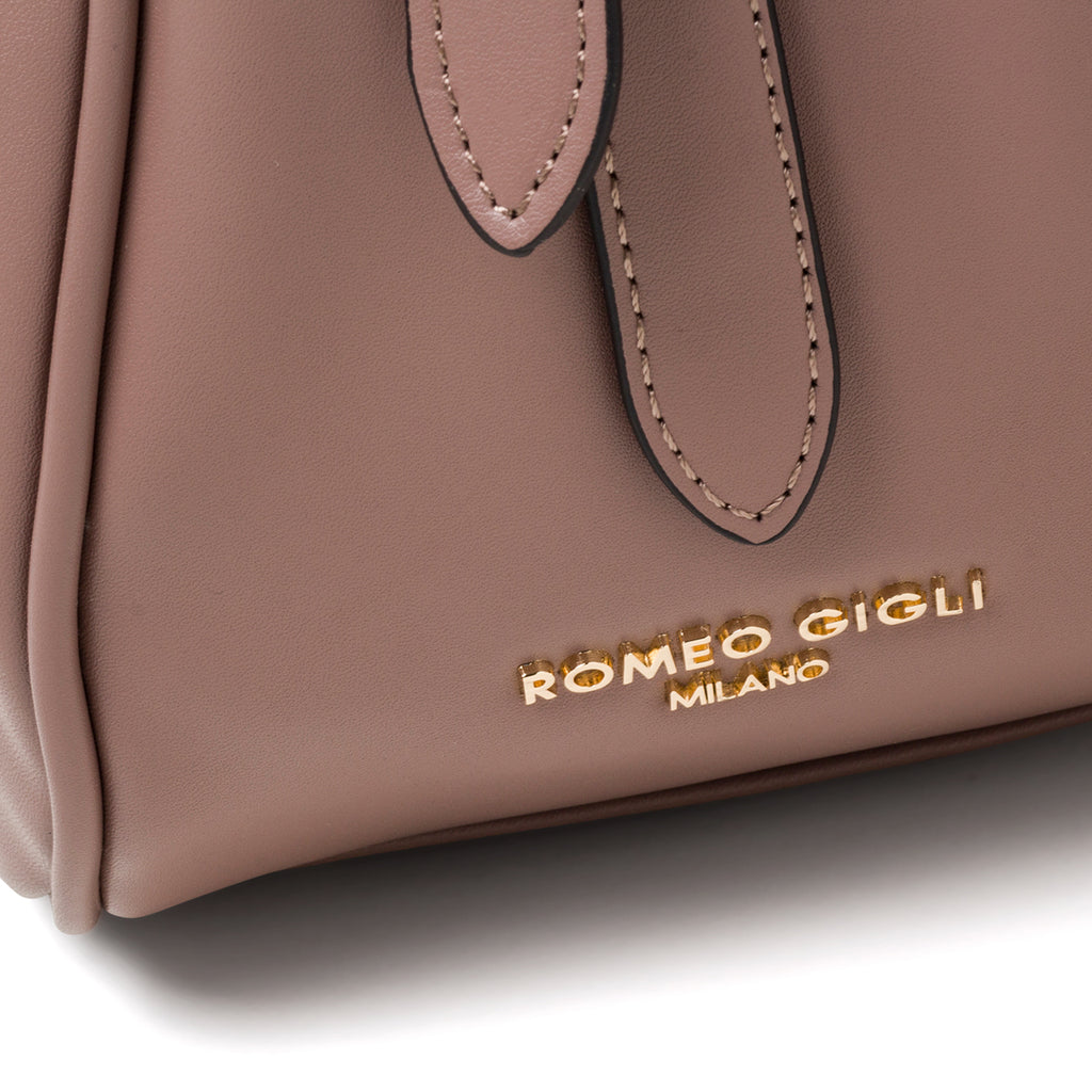 Borsa a spalla rosa antico da donna Romeo Gigli Milano Josie