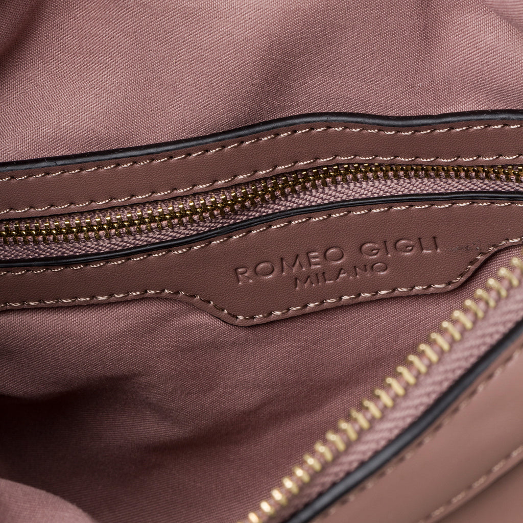 Borsa a spalla rosa antico da donna Romeo Gigli Milano Josie