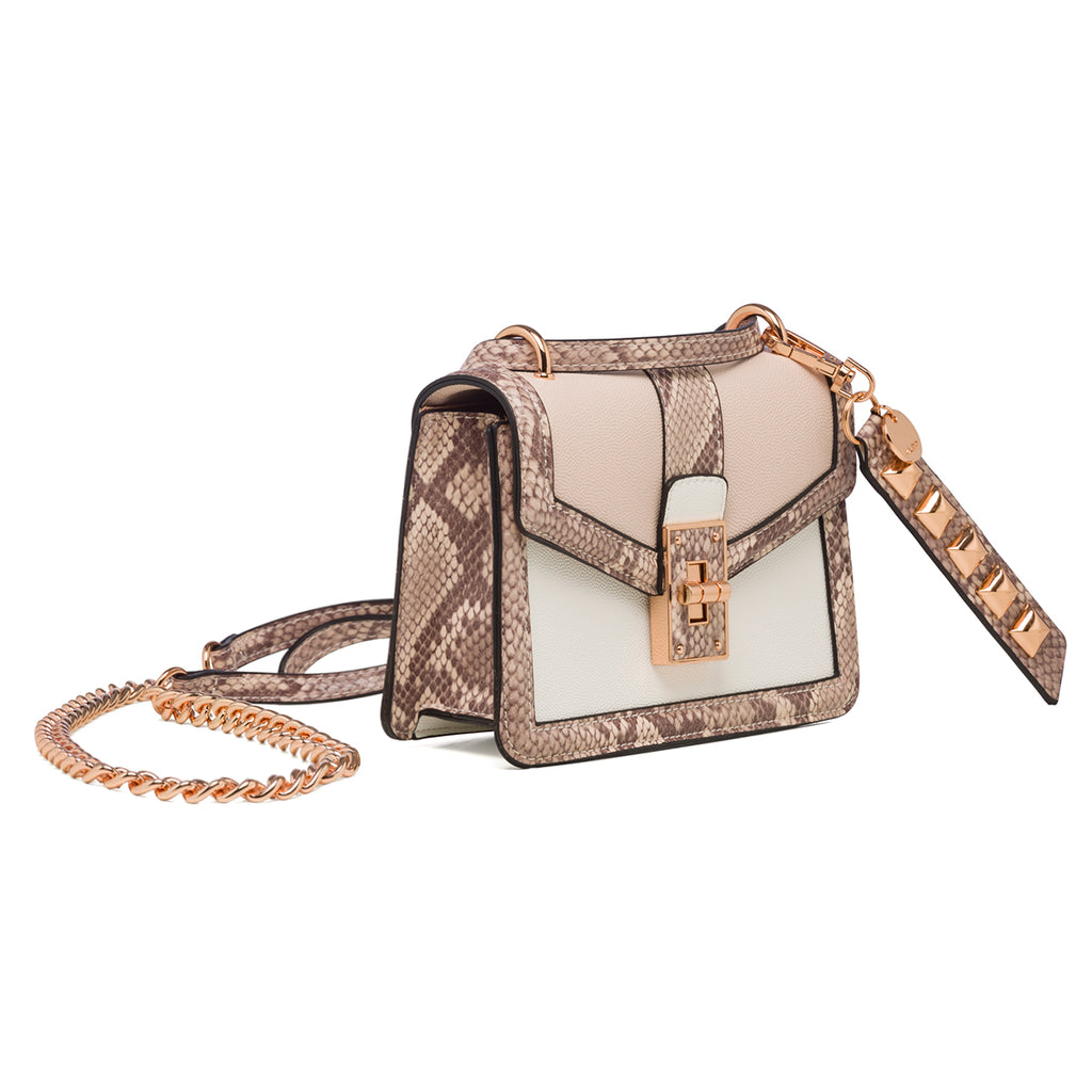 Borsa a tracolla da donna effetto pitonato ALDO Theallia