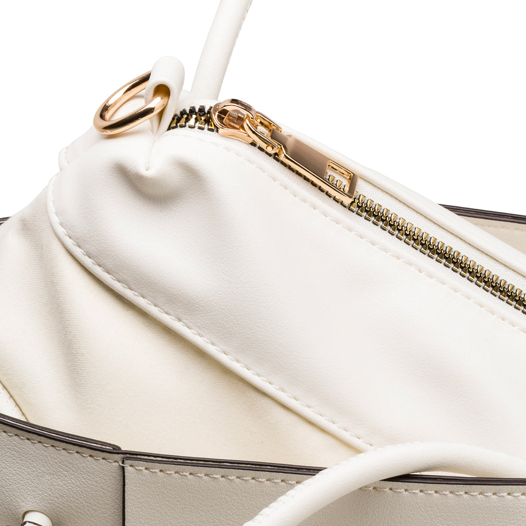 Borsa a spalla bianca da donna Swish Jeans Aria