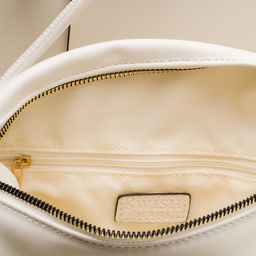 Borsa a spalla bianca da donna Swish Jeans Aria