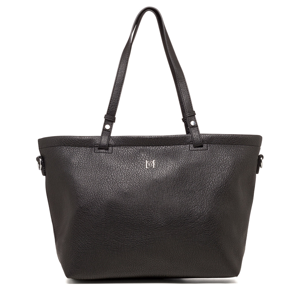 Borsa a spalla nera da donna Lora Ferres