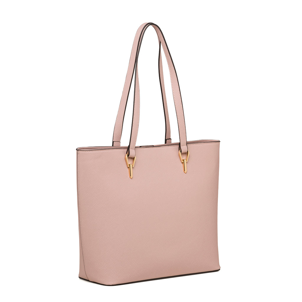 Borsa a spalla nude da donna Lora Ferres