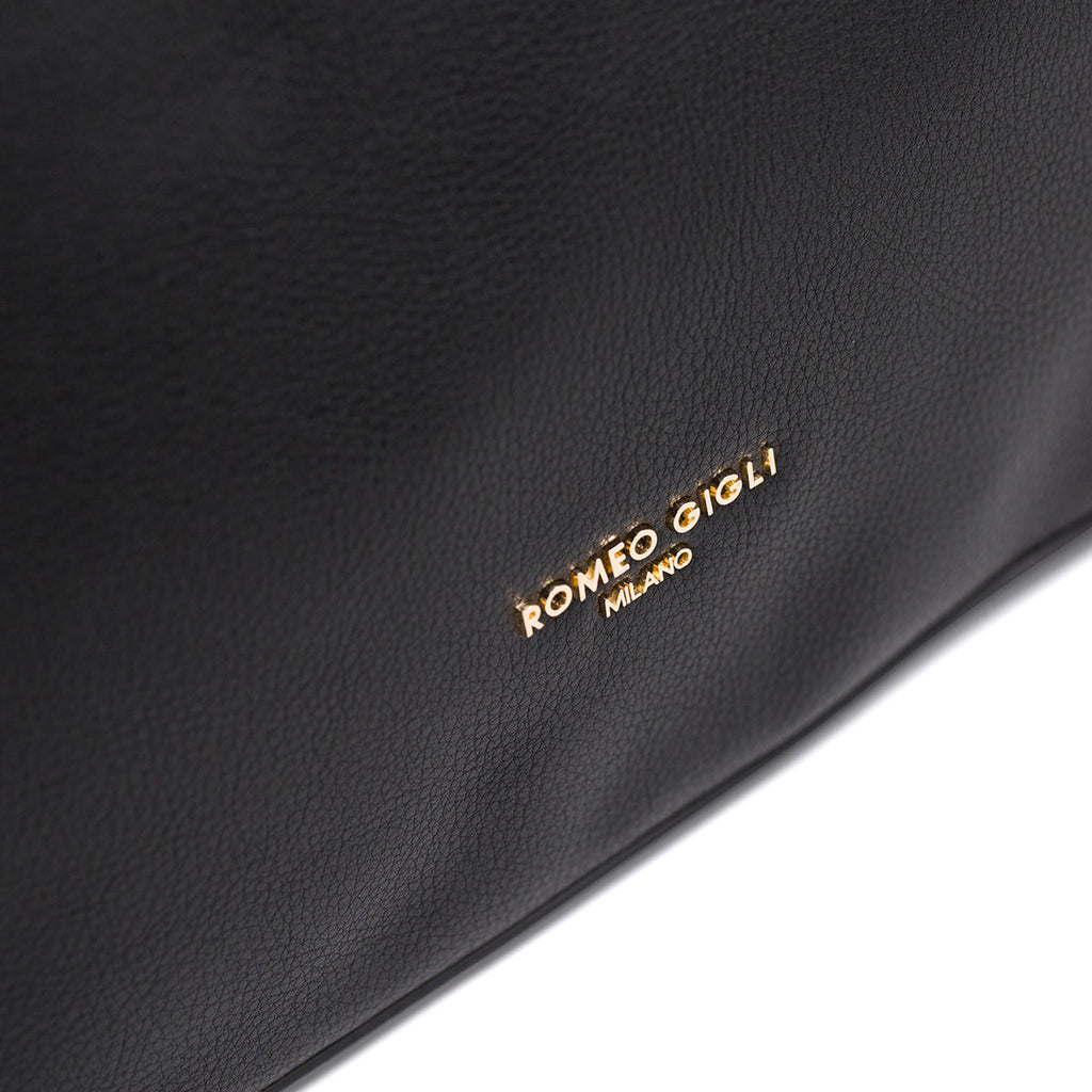 Borsa a spalla nera da donna Romeo Gigli Milano Ivana
