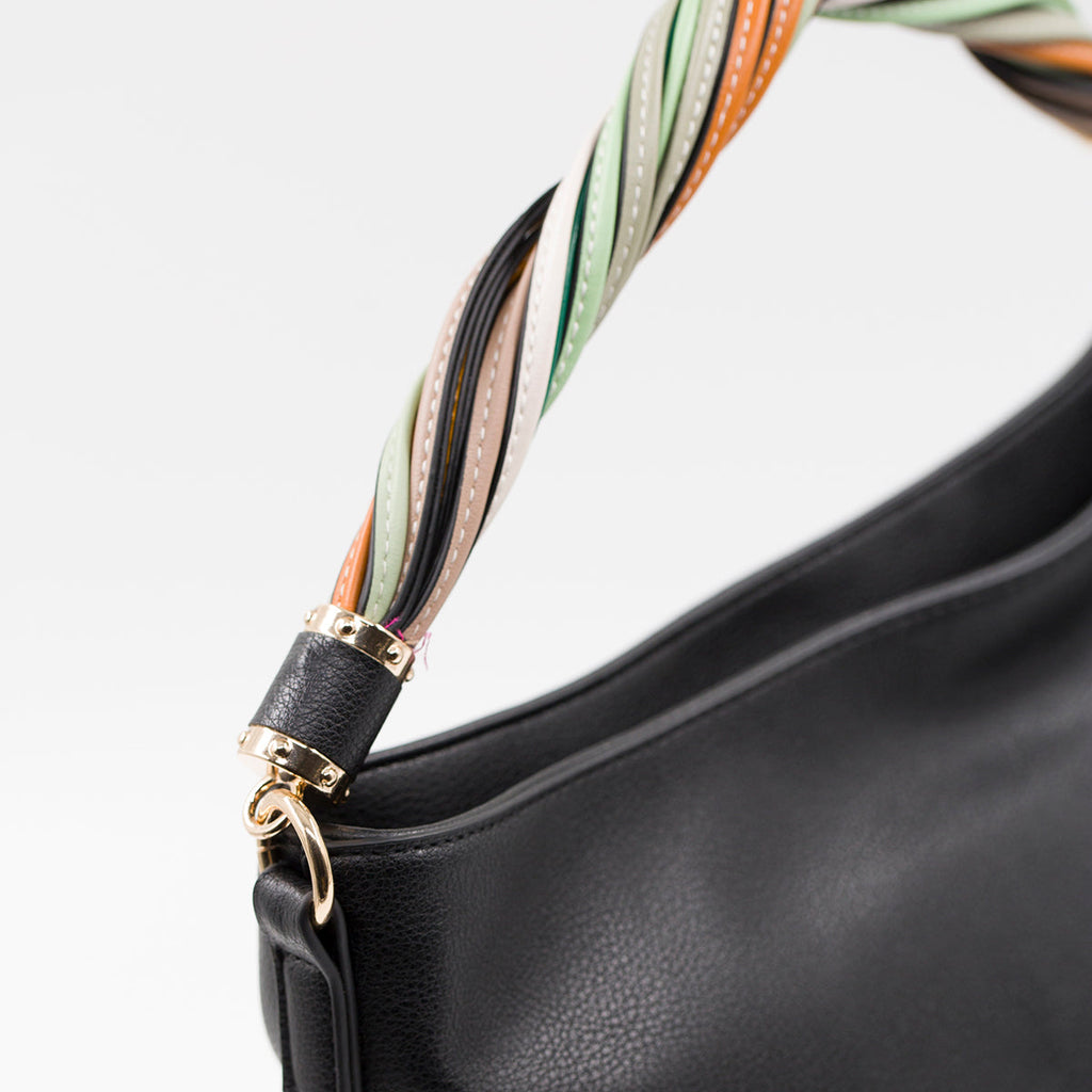 Borsa a spalla nera da donna Romeo Gigli Milano Ivana