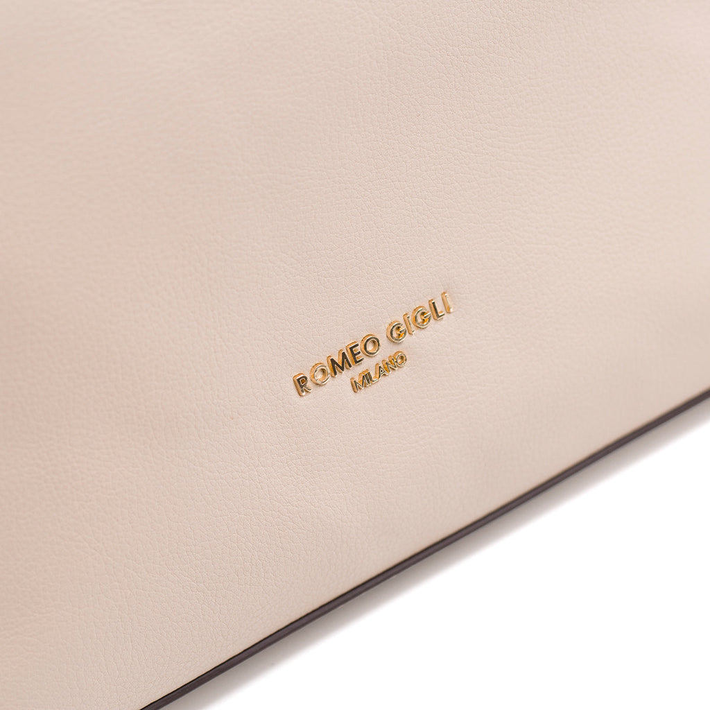 Borsa a spalla beige da donna Romeo Gigli Milano Ivana