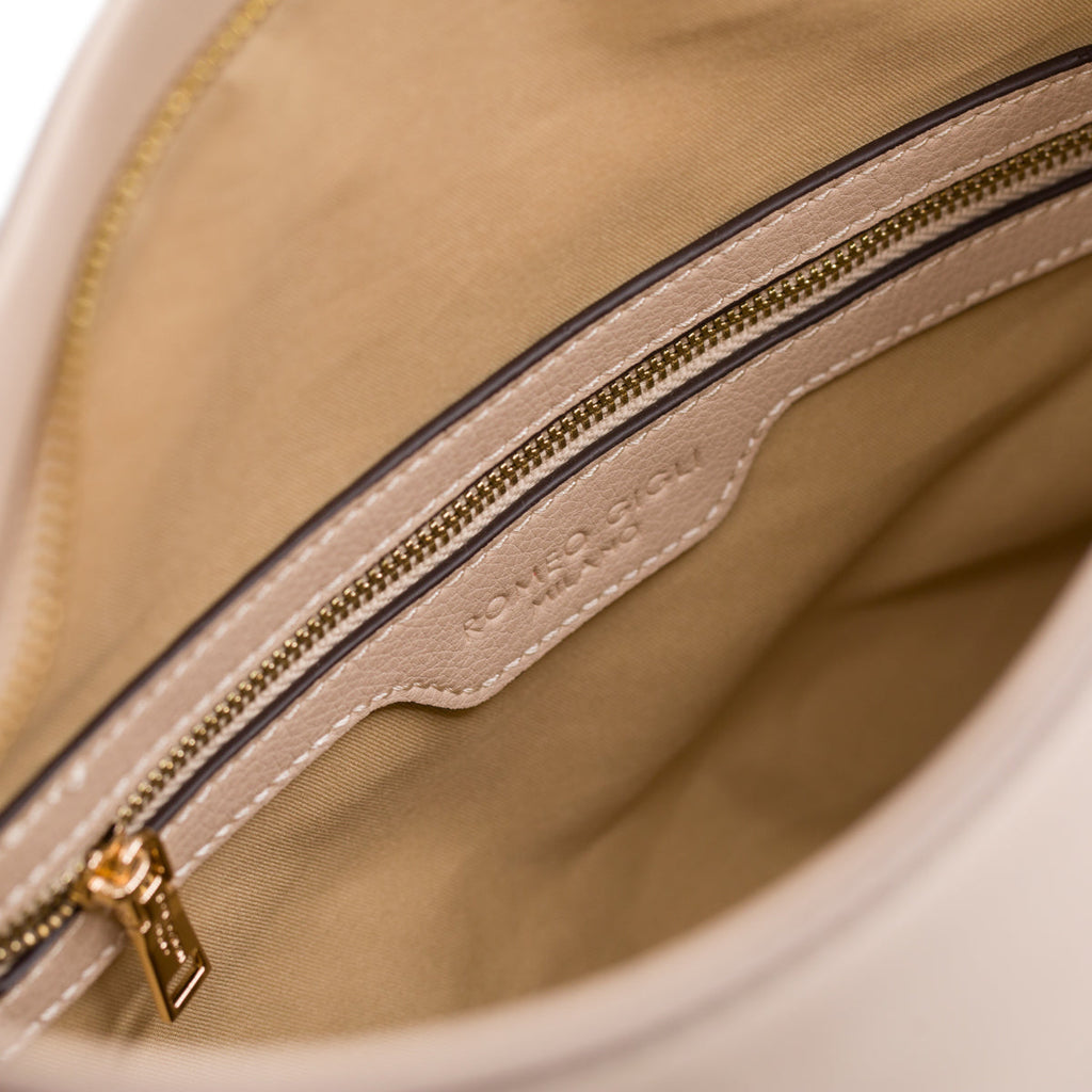 Borsa a spalla beige da donna Romeo Gigli Milano Ivana