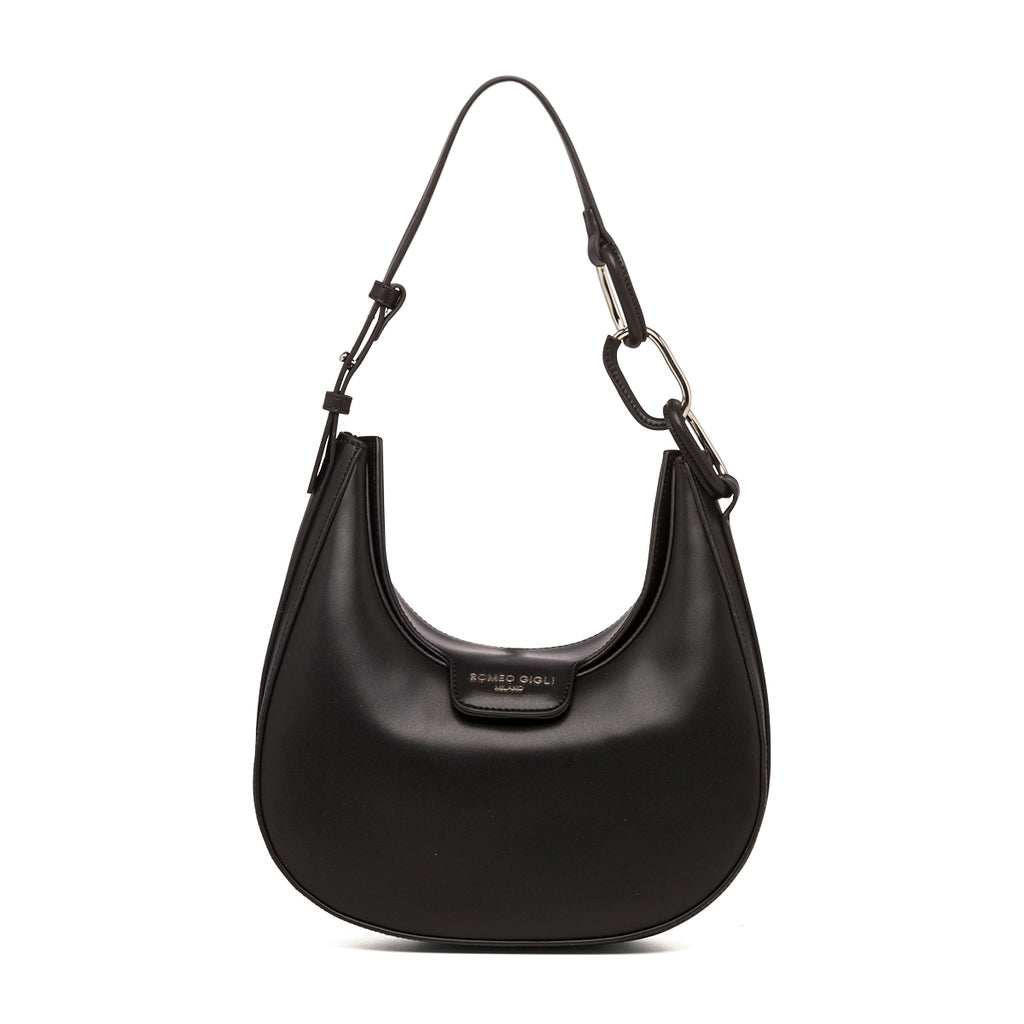 Borsa a spalla nera da donna Romeo Gigli Milano Sofia