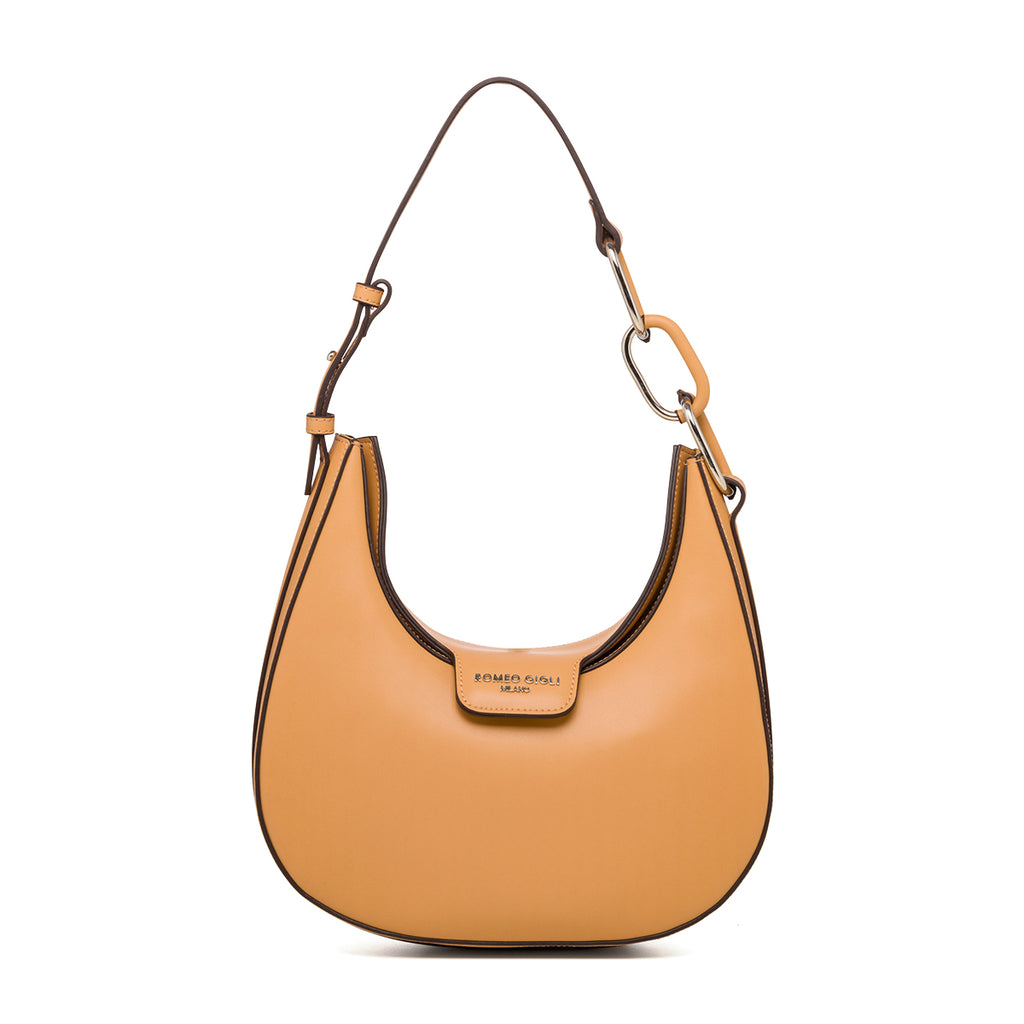 Borsa a spalla marrone da donna Romeo Gigli Milano Sofia