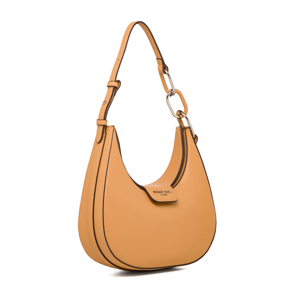 Borsa a spalla marrone da donna Romeo Gigli Milano Sofia