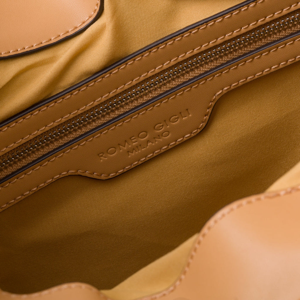 Borsa a spalla marrone da donna Romeo Gigli Milano Sofia