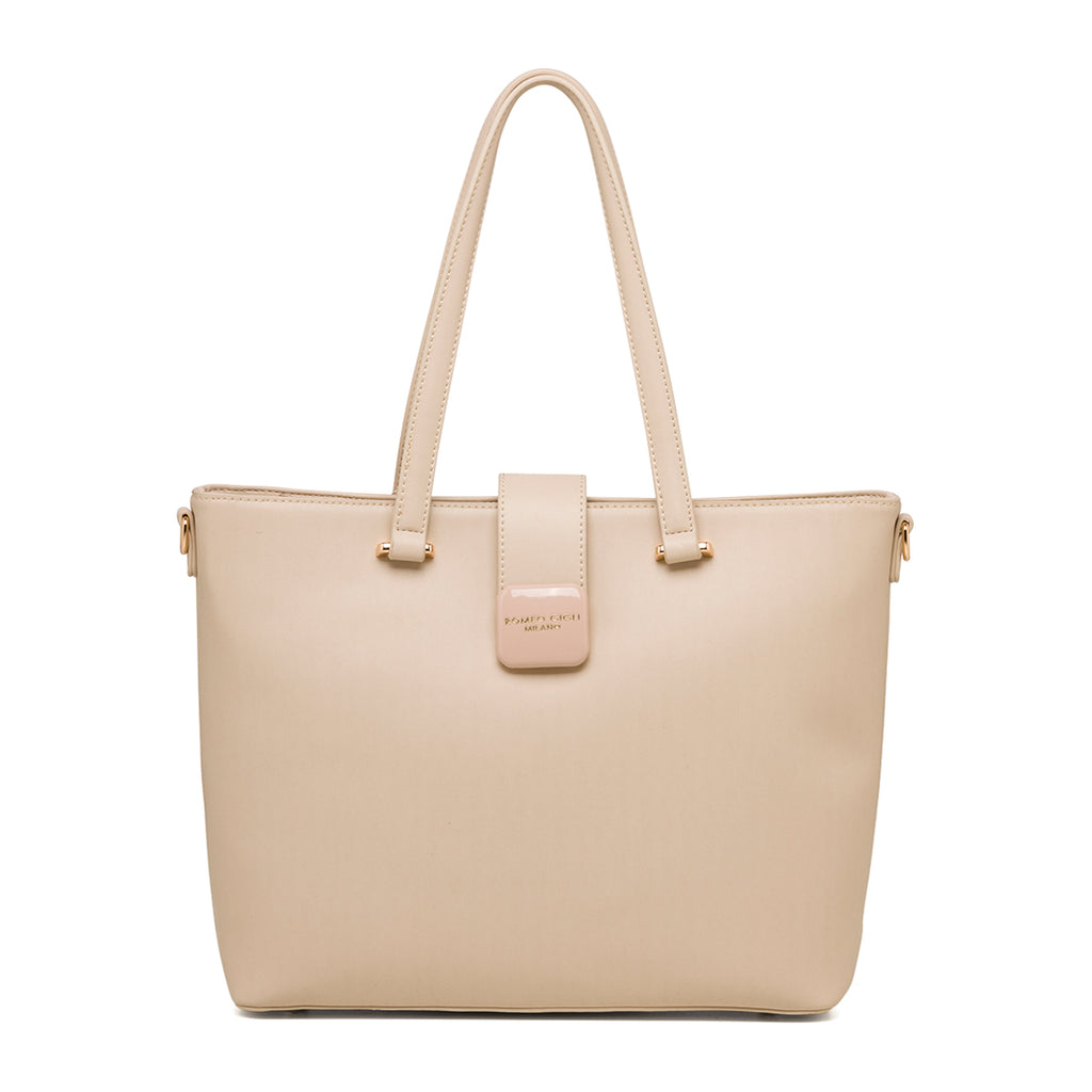 Borsa a spalla beige da donna Romeo Gigli Milano Rubina