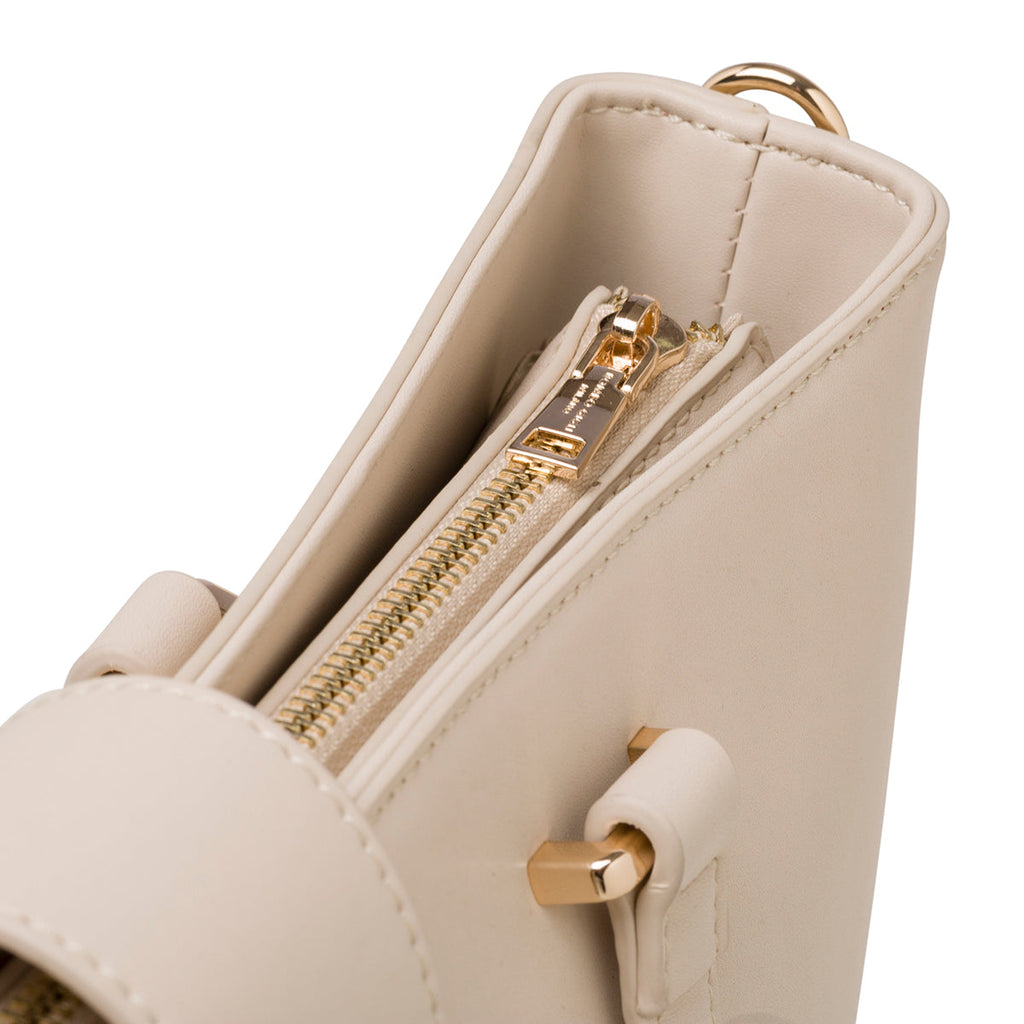 Borsa a spalla beige da donna Romeo Gigli Milano Rubina
