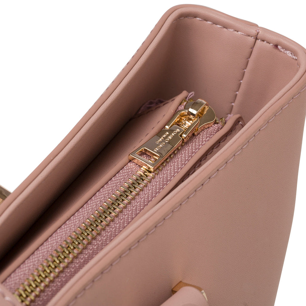 Borsa a spalla rosa da donna Romeo Gigli Milano Rubina