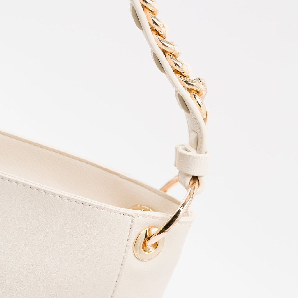 Borsa a spalla beige da donna Romeo Gigli Milano Giulia