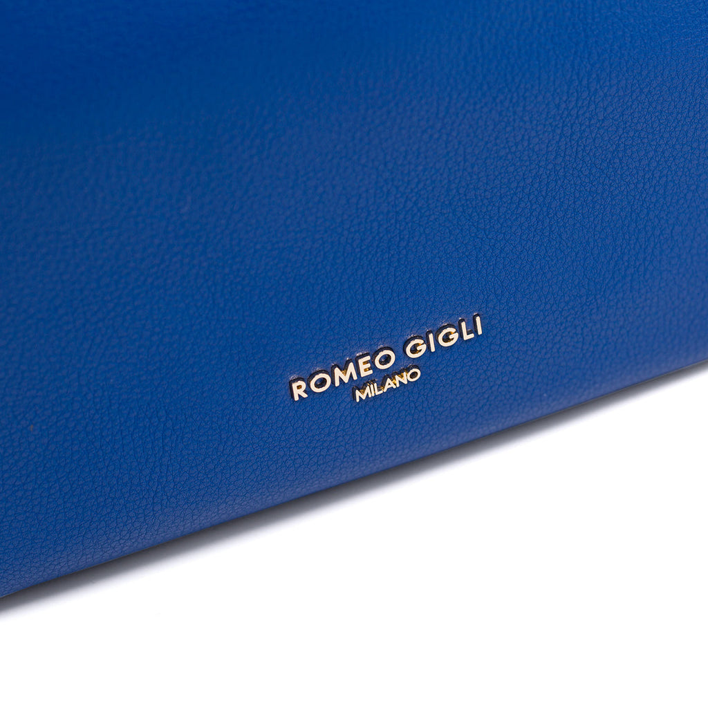 Borsa a spalla blu da donna Romeo Gigli Milano Giulia