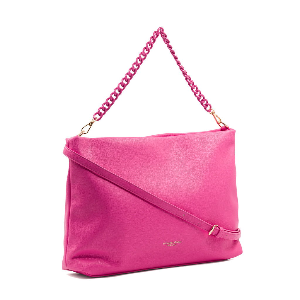 Borsa a spalla fucsia da donna Romeo Gigli Milano Lula