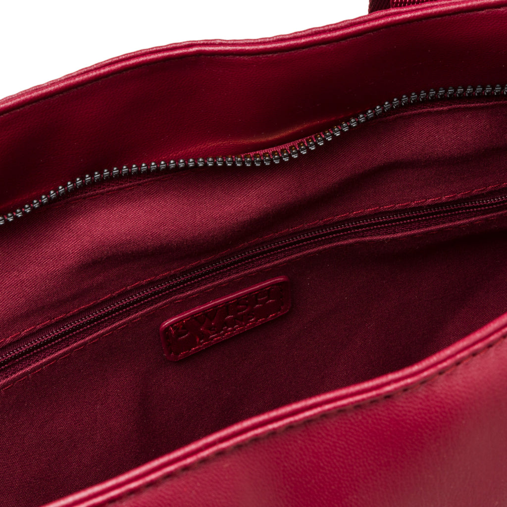 Borsa a spalla bordeaux da donna con tasche laterali Swish Jeans