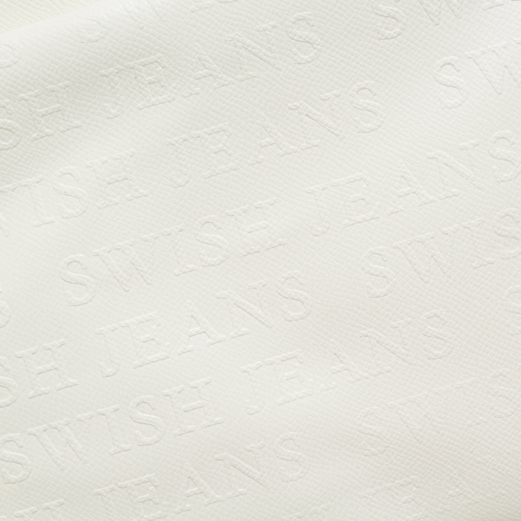 Borsa a spalla bianca da donna con logo frontale Swish Jeans Sherry