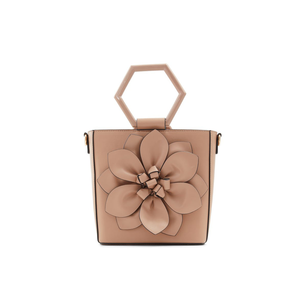 Borsa a mano rosa con fiore decorativo ALDO Preamma