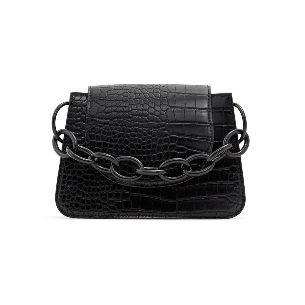 Borsa a mano nera in pelle vegana effetto cocco Call It Spring Sofetch