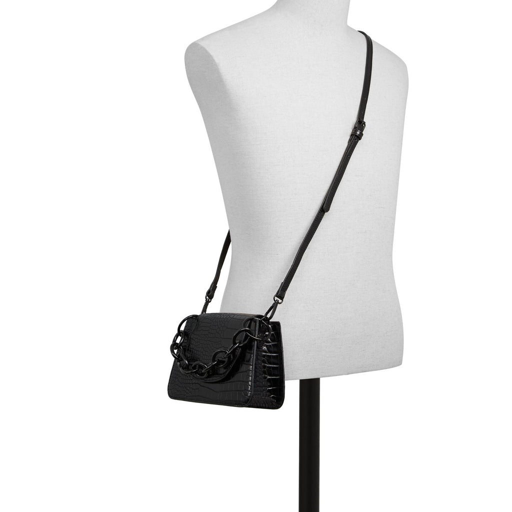 Borsa a mano nera in pelle vegana effetto cocco Call It Spring Sofetch