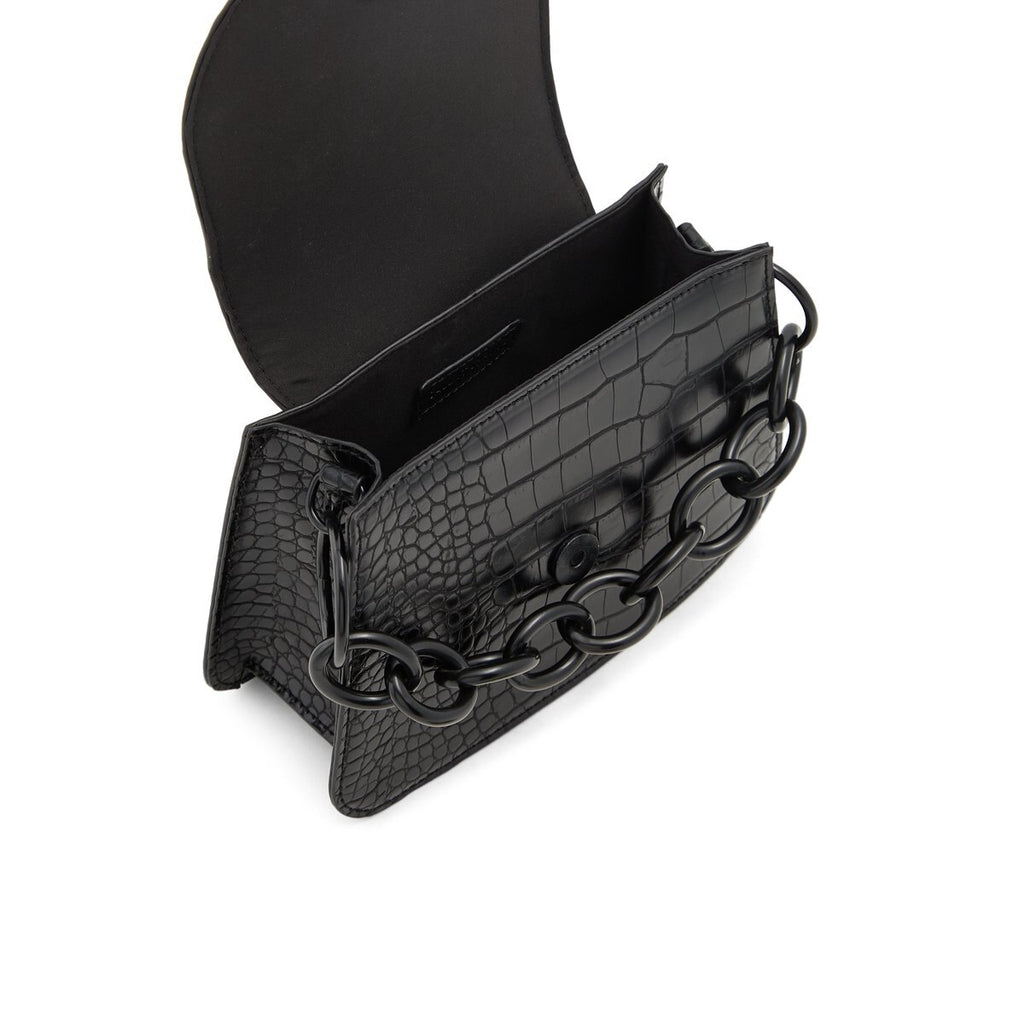 Borsa a mano nera in pelle vegana effetto cocco Call It Spring Sofetch