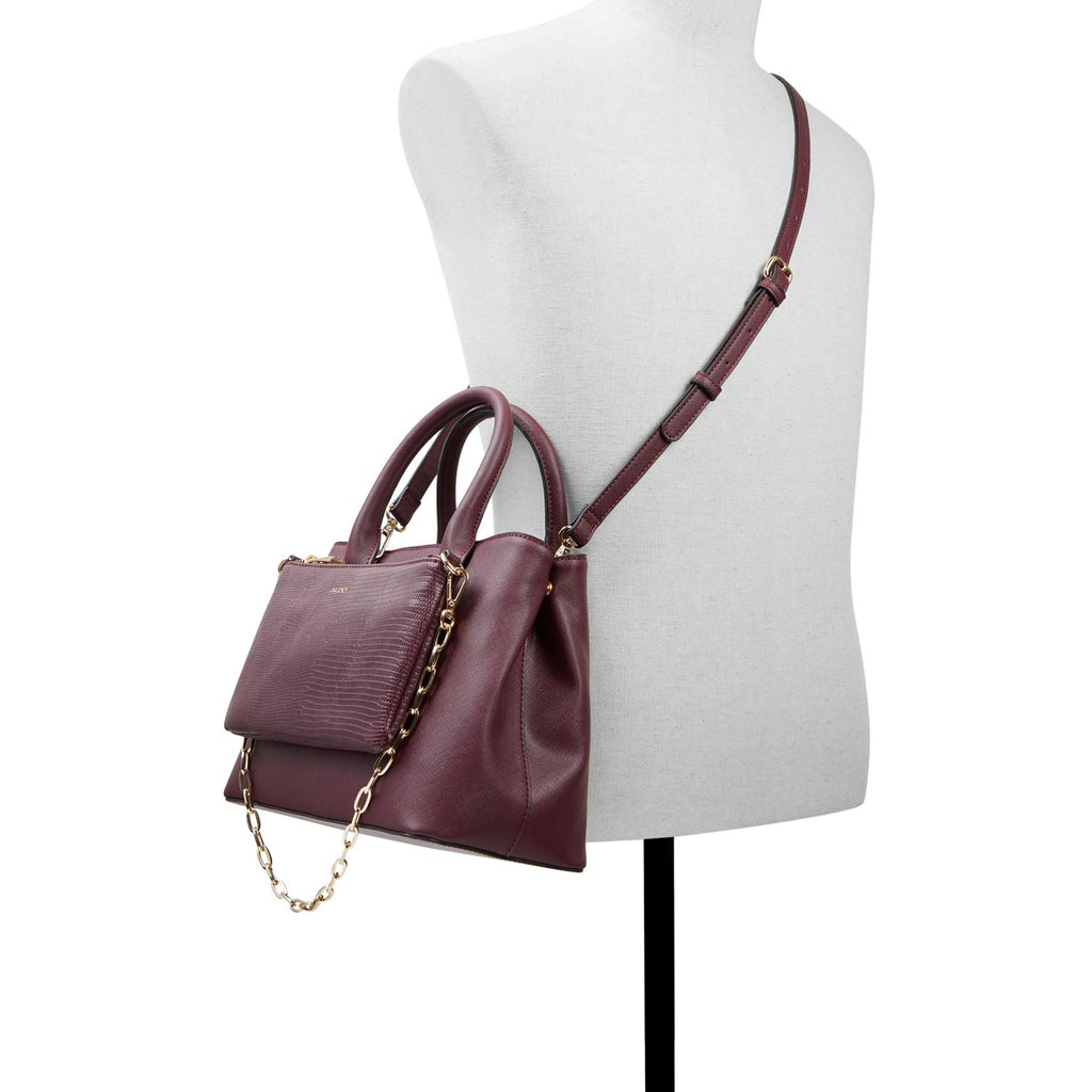 Borsa a mano bordeaux con pochette ALDO Cityverse