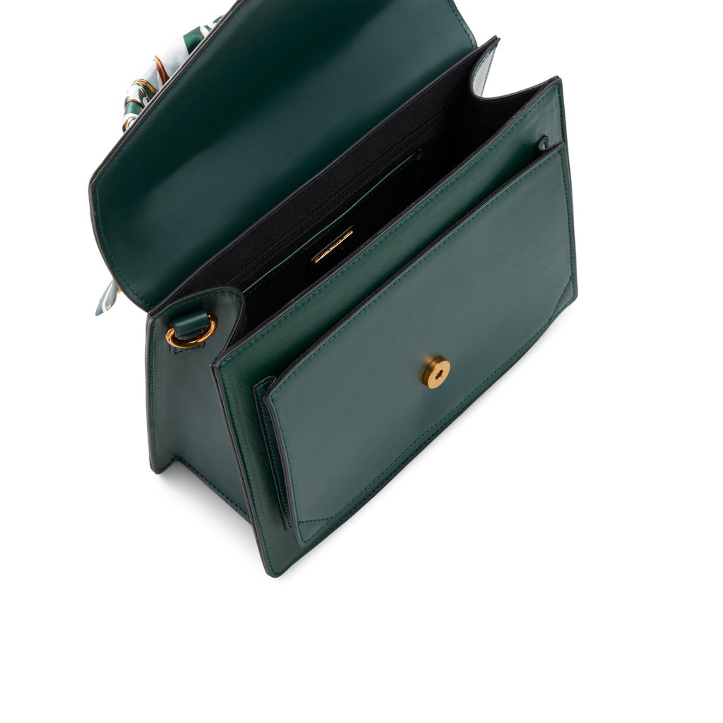 Borsa a mano verde con foulard ALDO Kella