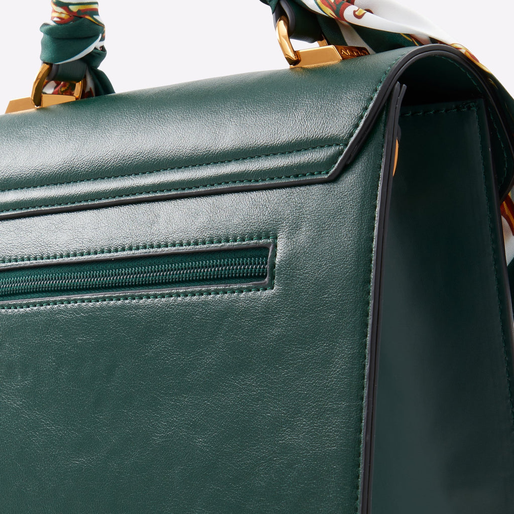 Borsa a mano verde con foulard ALDO Kella