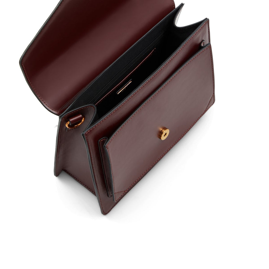 Borsa a mano bordeaux con foulard ALDO Kella
