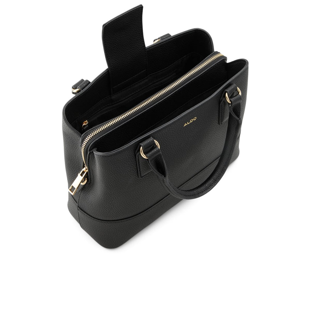 Borsa a mano nera effetto martellato ALDO Limia