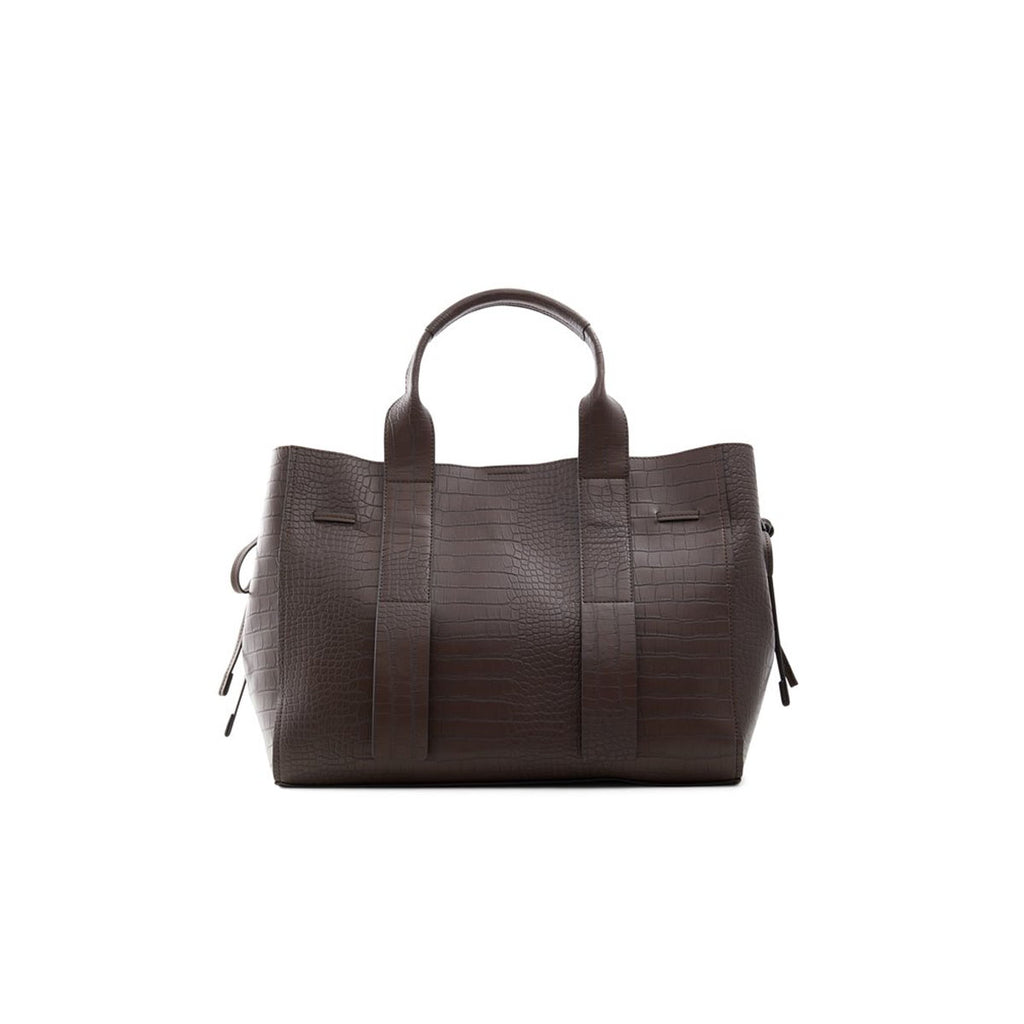 Borsa a mano marrone in pelle vegana Call It Spring Dahpne