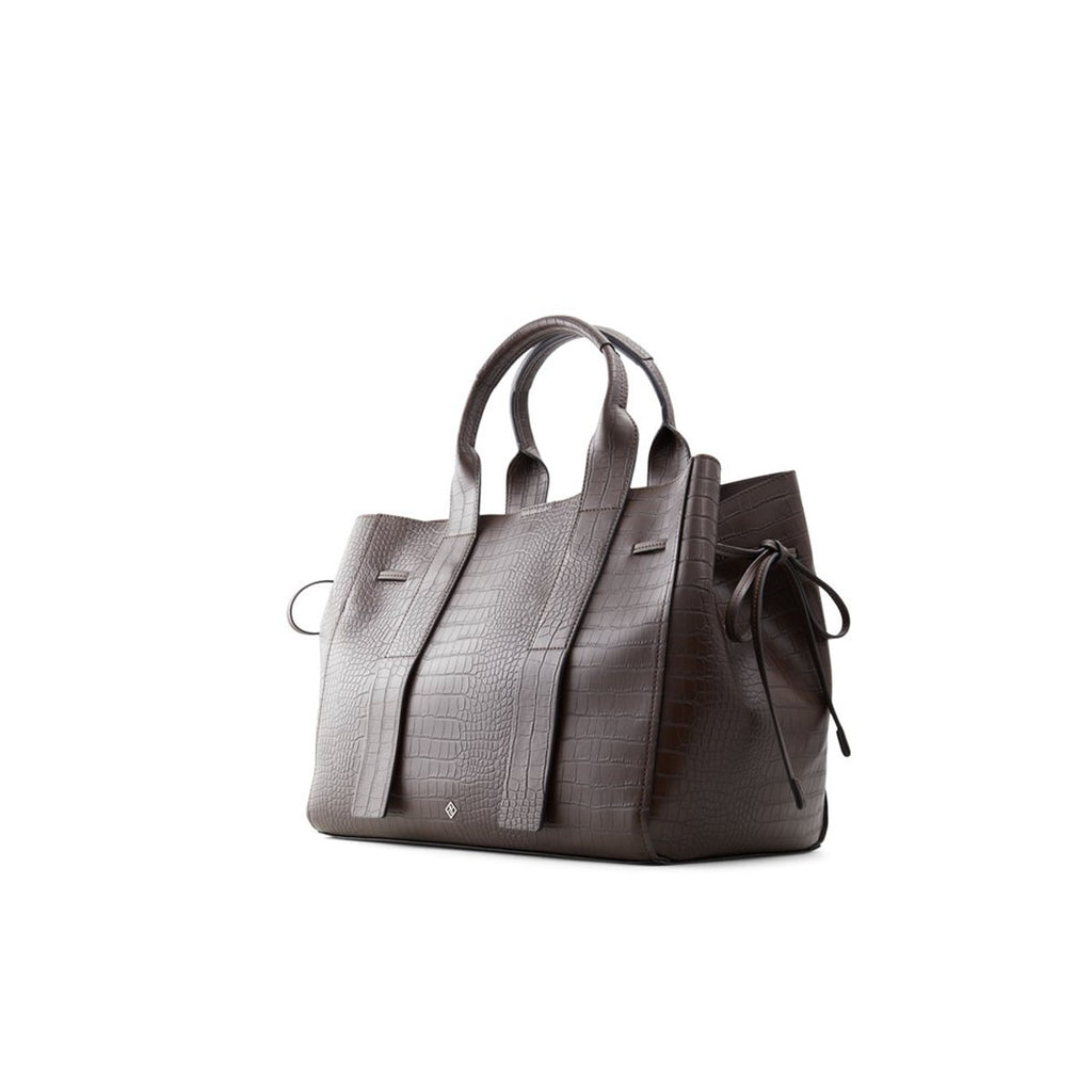 Borsa a mano marrone in pelle vegana Call It Spring Dahpne