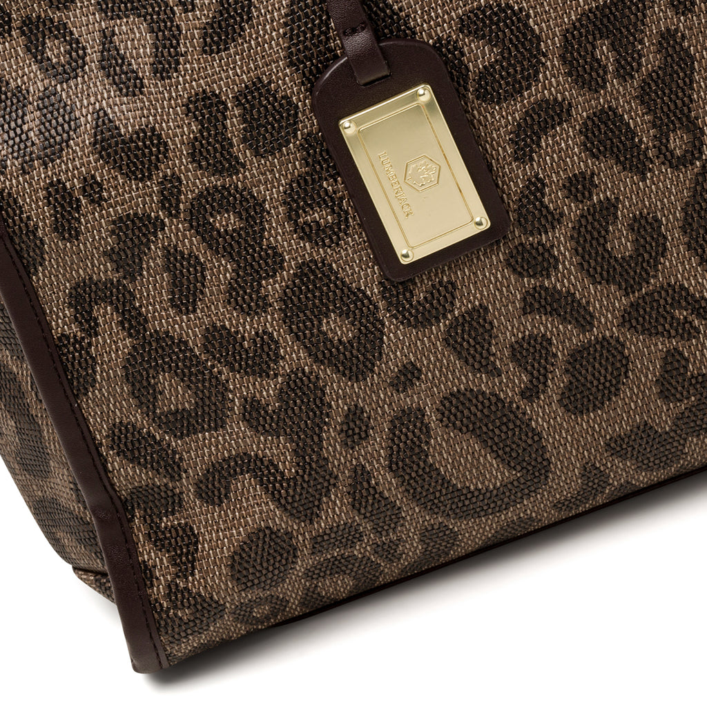 Borsa a mano con fantasia animalier Lumberjack Manila