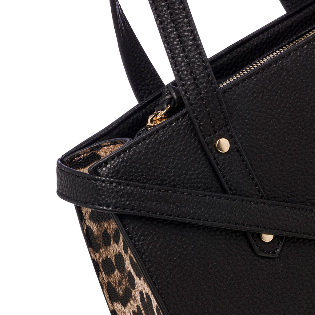Borsa a mano da donna con fantasia animalier Swish Jeans