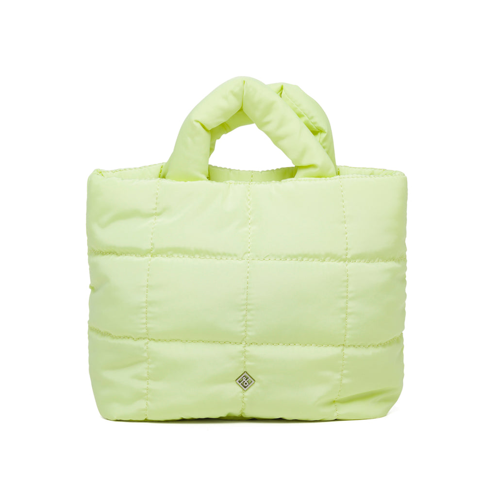 Borsa a mano lime in pelle vegana trapuntata Call It Spring Daydreamer