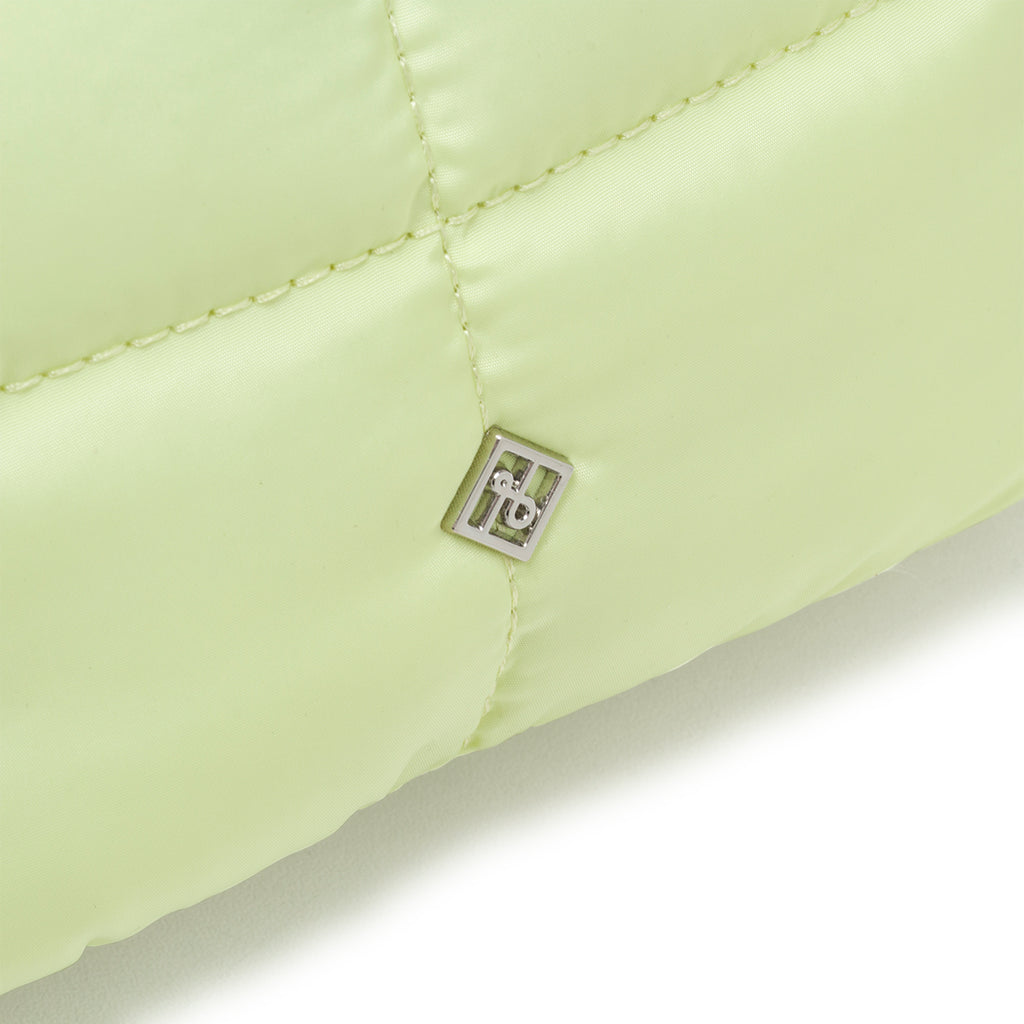 Borsa a mano lime in pelle vegana trapuntata Call It Spring Daydreamer