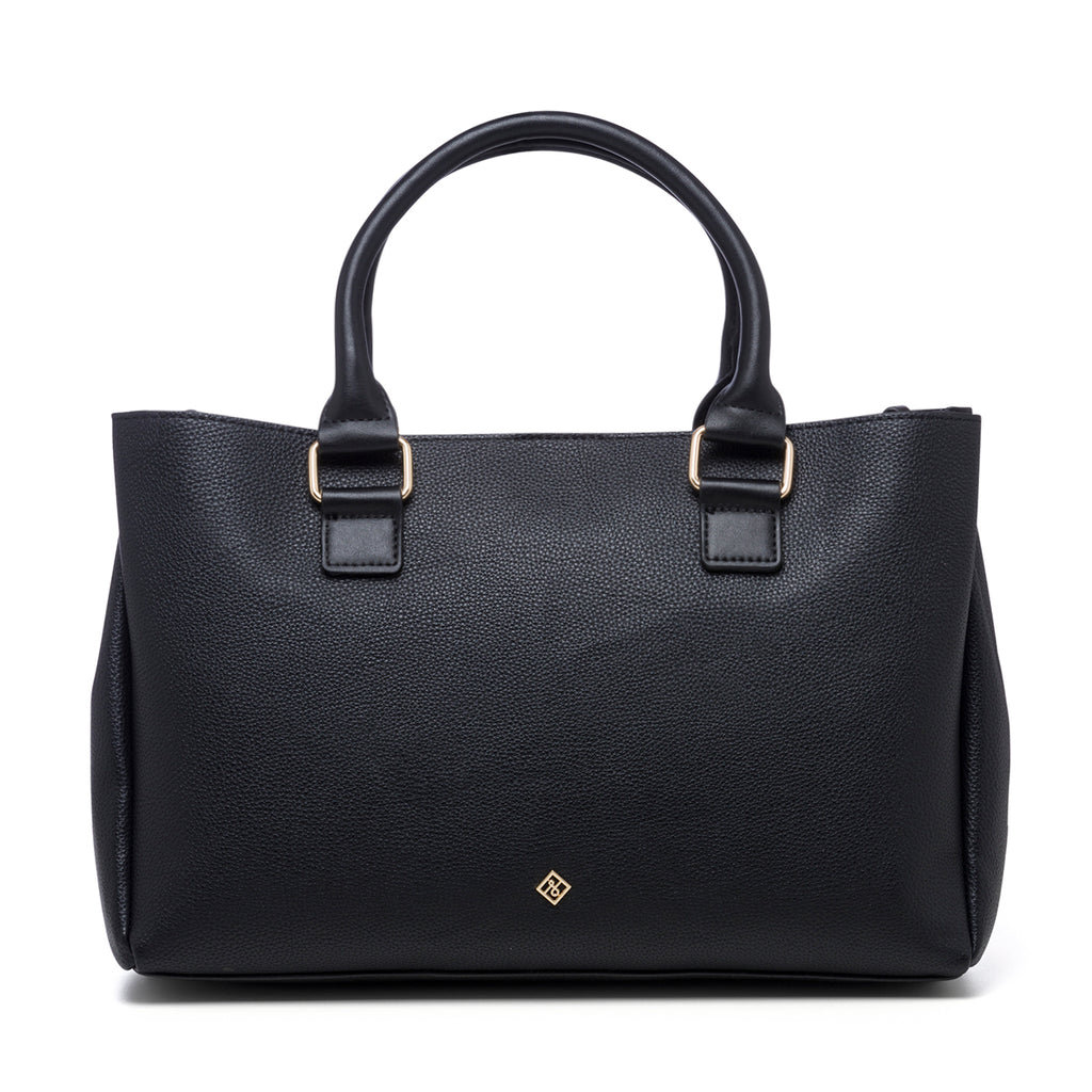 Borsa a mano nera in pelle vegana Call It Spring Kimi