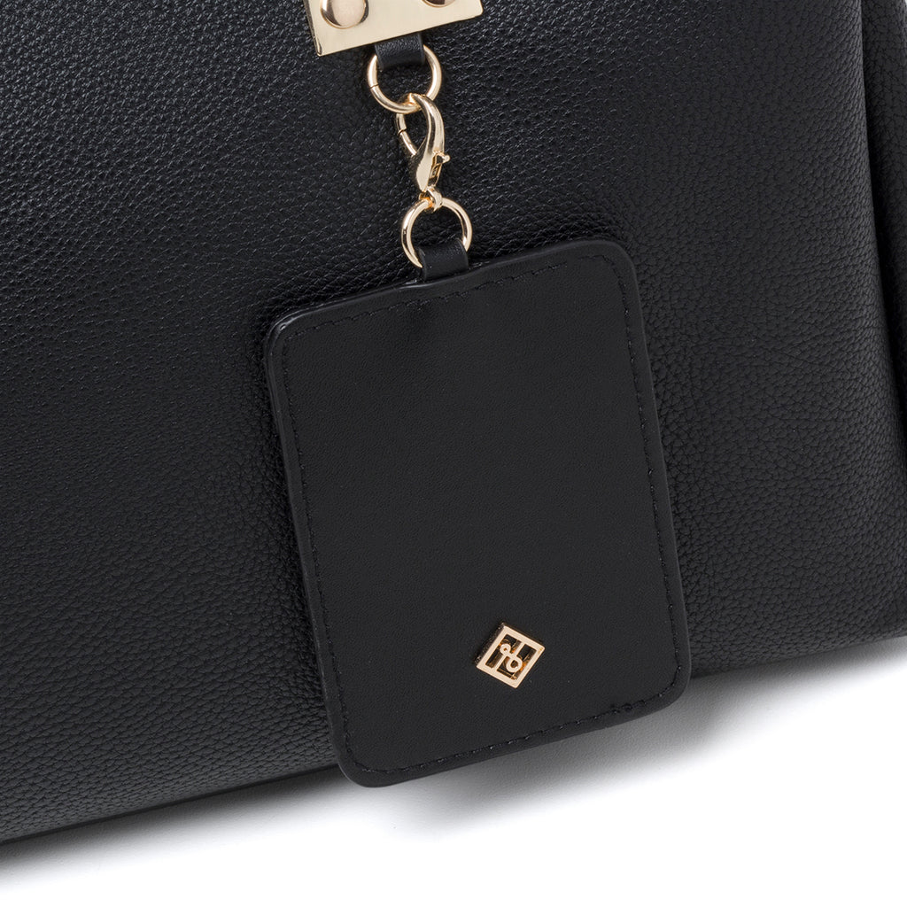 Borsa a mano nera in pelle vegana Call It Spring Kimi