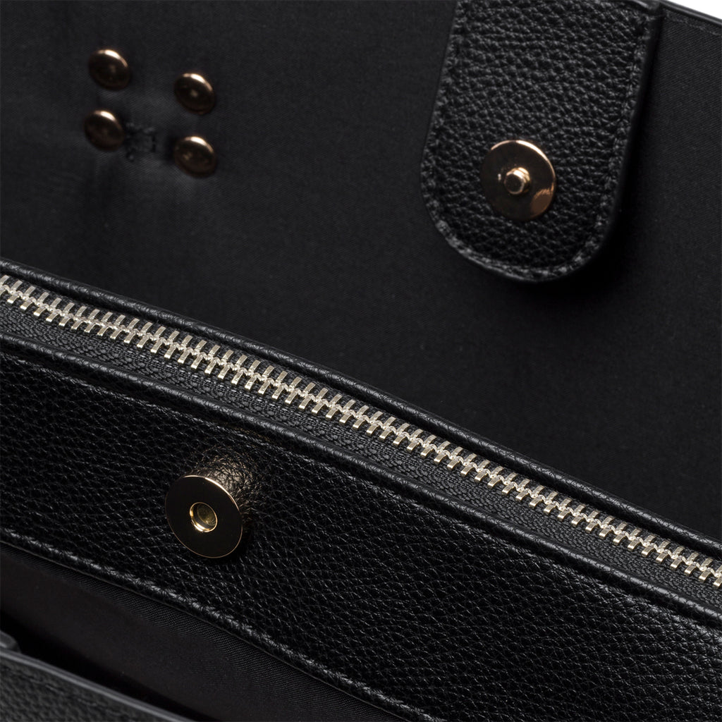 Borsa a mano nera in pelle vegana Call It Spring Kimi