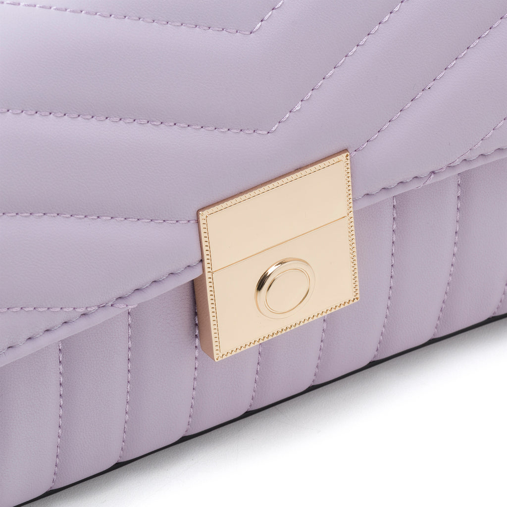 Borsa a mano lilla in pelle vegana trapuntata Call It Spring Victoire