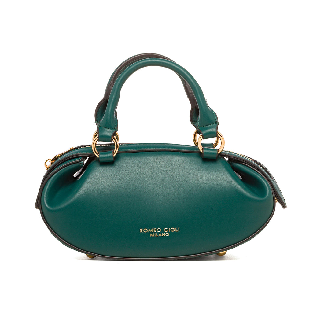 Borsa a mano verde piccola da donna Romeo Gigli Milano Peyton